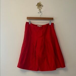 Banana Republic Vibrant Red A-Line Skirt